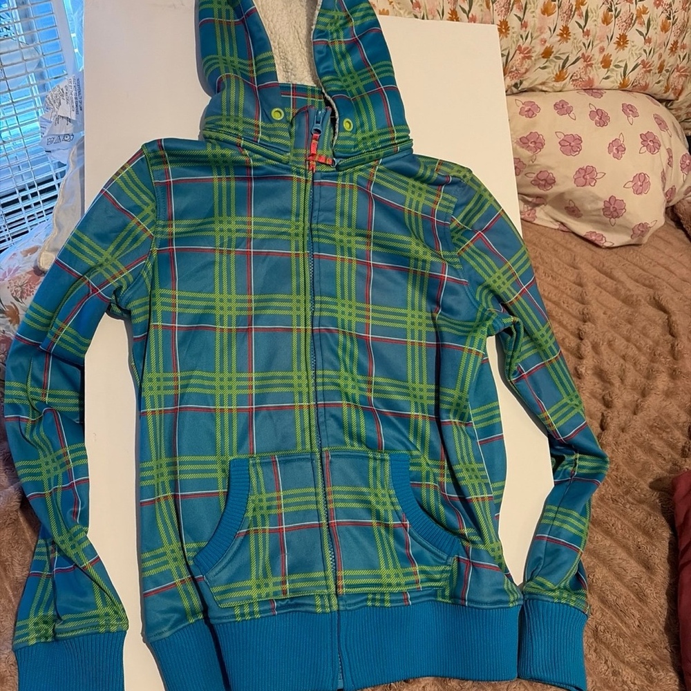 Empyre zip up Snow Fleece hoodie large